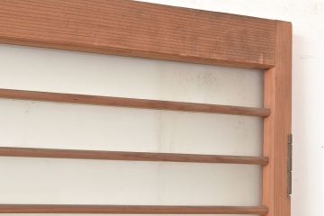 アンティーク建具　素朴な佇まいがレトロさを演出する木製扉(ドア、建具)(R-048325)