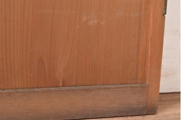 アンティーク建具　素朴な佇まいがレトロさを演出する木製扉(ドア、建具)(R-048325)