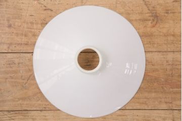 昭和レトロ　懐かしさを感じさせる平笠シェードのペンダントライト(吊り下げ照明、天井照明、電笠)(R-048339)