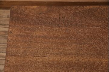 昭和レトロ　ツートーンのカラーがお洒落な文机(座卓、ローテーブル、センターテーブル)(R-048343)