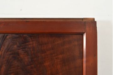 和製アンティーク　力強い木目が目を引く上質な障子帯戸4枚セット(障子戸、格子戸、板戸、引き戸、建具)(R-048351)