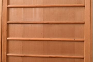 和製アンティーク　温かみのある木の風合いを存分に味わえる舞良戸4枚セット(板戸、帯戸、引き戸、建具)(R-048361)