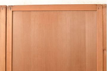 和製アンティーク　温かみのある木の風合いを存分に味わえる舞良戸4枚セット(板戸、帯戸、引き戸、建具)(R-048361)