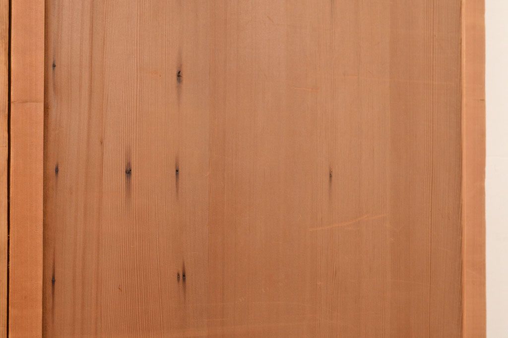 和製アンティーク　温かみのある木の風合いを存分に味わえる舞良戸4枚セット(板戸、帯戸、引き戸、建具)(R-048361)