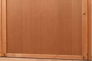 和製アンティーク　温かみのある木の風合いを存分に味わえる舞良戸4枚セット(板戸、帯戸、引き戸、建具)(R-048361)