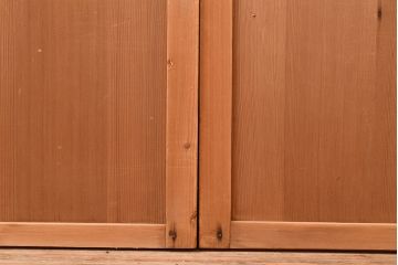 和製アンティーク　温かみのある木の風合いを存分に味わえる舞良戸4枚セット(板戸、帯戸、引き戸、建具)(R-048361)