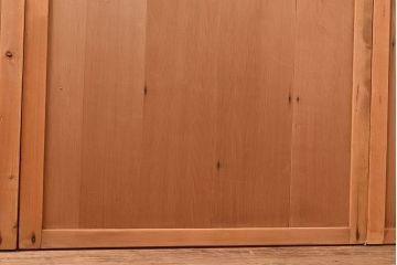 和製アンティーク　温かみのある木の風合いを存分に味わえる舞良戸4枚セット(板戸、帯戸、引き戸、建具)(R-048361)