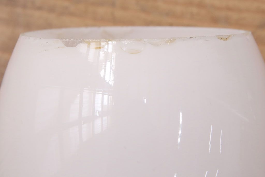 アンティーク照明　昭和初期　ぽてっとしたフォルムと透かしの意匠がお洒落なウォールランプ(壁掛け照明、壁付け照明)(R-048366)