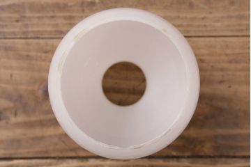 アンティーク照明　昭和初期　ぽてっとしたフォルムと透かしの意匠がお洒落なウォールランプ(壁掛け照明、壁付け照明)(R-048366)