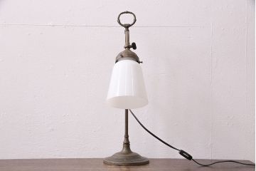 アンティーク照明　大正昭和初期　優雅な雰囲気を醸し出すスタンドライト(卓上照明)(R-048368)