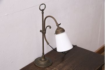 アンティーク照明　大正昭和初期　優雅な雰囲気を醸し出すスタンドライト(卓上照明)(R-048368)