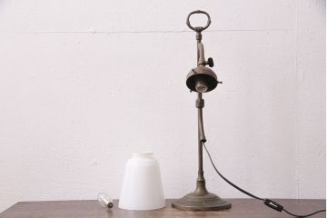 アンティーク照明　大正昭和初期　優雅な雰囲気を醸し出すスタンドライト(卓上照明)(R-048368)