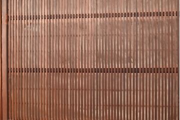和製アンティーク　和モダンな空間作りにおすすめの裏障子付き格子戸4枚セット(建具、引き戸)(R-048374)