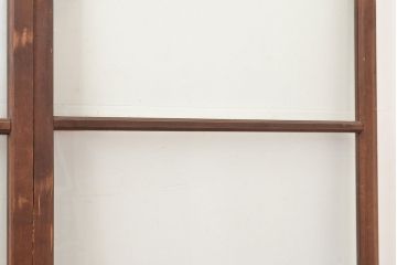 アンティーク建具　ゆらゆらガラスがレトロな趣を演出するガラス戸4枚セット(引き戸、建具)(R-048375)