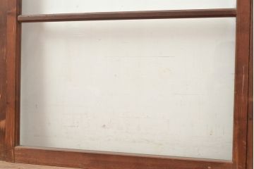 アンティーク建具　ゆらゆらガラスがレトロな趣を演出するガラス戸4枚セット(引き戸、建具)(R-048375)