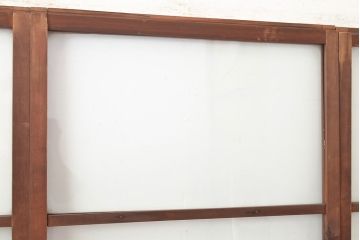 アンティーク建具　ゆらゆらガラスがレトロな趣を演出するガラス戸4枚セット(引き戸、建具)(R-048375)