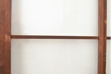 アンティーク建具　ゆらゆらガラスがレトロな趣を演出するガラス戸4枚セット(引き戸、建具)(R-048375)