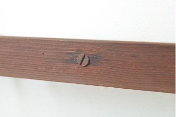 アンティーク建具　ゆらゆらガラスがレトロな趣を演出するガラス戸4枚セット(引き戸、建具)(R-048375)