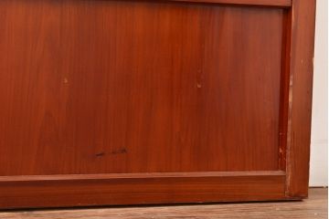 アンティーク建具　組子細工がお洒落な、和の風情たっぷりの障子戸2枚セット(引き戸、建具)(R-048379)