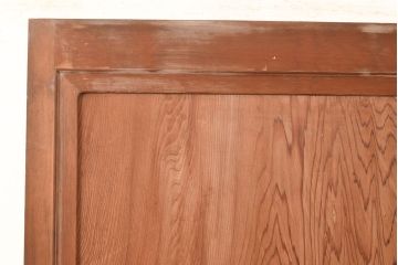 アンティーク建具　秋田杉の一枚板を使った、趣深い扉(ドア、建具)(R-048381)