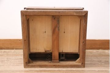 ジャンク品　レトロなデザインが雰囲気を高める木製レジスター(ディスプレイ)(R-048390)