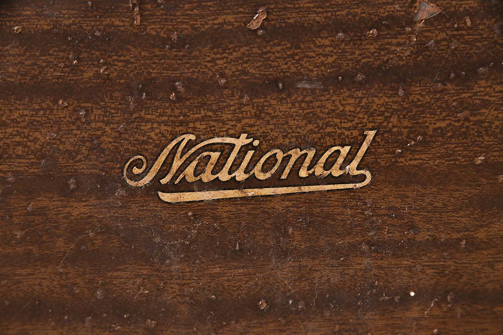 ジャンク品　アメリカアンティーク　アメリカナショナル社製　置いてあるだけで雰囲気が高まるレジスター(ディスプレイ、National)(R-048391)