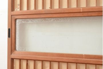アンティーク建具　和の情緒溢れる障子戸2枚セット(引き戸、建具)(R-048395)