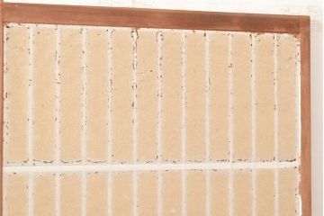 アンティーク建具　和の情緒溢れる障子戸2枚セット(引き戸、建具)(R-048395)