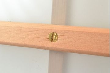 アンティーク建具　組子デザインが美しいガラス戸4枚セット(引き戸、建具)(R-048397)