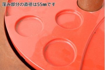 和製ヴィンテージ　珍品　店舗什器におすすめ!可動式の棚が付いた変わったつくりのセンターテーブル(ラウンドテーブル、ビンテージ)(R-048400)