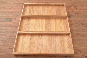 中古　上品な佇まいが魅力的な国産の総桐箪笥(衣装箪笥、着物箪笥、和タンス、桐たんす)(R-048407)