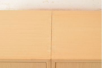 中古　伝統工芸品　伝統工芸士・横山松雄作　すっきりとした佇まいが魅力的な加茂総桐箪笥のワードローブ(定価約60万円)(総桐たんす、洋服タンス、衣装タンス)(R-048410)