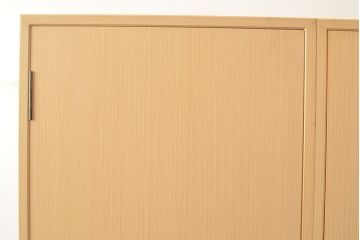 中古　伝統工芸品　伝統工芸士・横山松雄作　すっきりとした佇まいが魅力的な加茂総桐箪笥のワードローブ(定価約60万円)(総桐たんす、洋服タンス、衣装タンス)(R-048410)