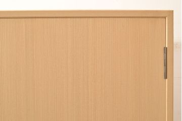 中古　伝統工芸品　伝統工芸士・横山松雄作　すっきりとした佇まいが魅力的な加茂総桐箪笥のワードローブ(定価約60万円)(総桐たんす、洋服タンス、衣装タンス)(R-048410)