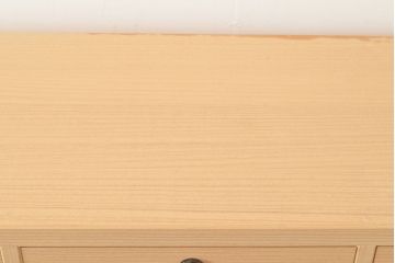 中古　伝統工芸品　伝統工芸士・横山松雄作　明るい木肌が温もりを感じさせる加茂総桐箪笥(総桐たんす、引き出し、チェスト、衣装タンス)(R-048411)