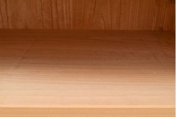 中古　伝統工芸品　伝統工芸士・横山松雄作　かくし付き!すずらんの意匠金具が愛らしい加茂総桐箪笥(総桐たんす、整理箪笥、引き出し、チェスト、衣装タンス)(R-048412)
