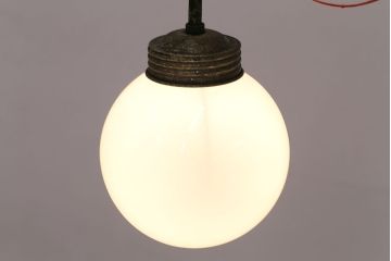 和製アンティーク　シャビーなブラケットが良い雰囲気を作り出す天井照明(吊り下げ照明、ペンダントライト)(R-048415)