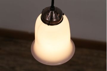 アンティーク照明　昭和レトロ　多様なテイストの空間に馴染みやすい天井照明(ペンダントライト、吊り下げ照明)(R-048417)