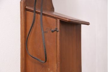 大正〜昭和初期　デルビル磁石式電話機(壁掛け電話機)(R-048425)