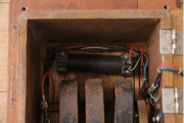 大正〜昭和初期　デルビル磁石式電話機(壁掛け電話機)(R-048425)