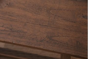 和製アンティーク 和の趣あふれる、オリジナル組子入りガラスの箪笥ローボード(戸棚、テレビ台、テレビボード、時代箪笥)(R-048431)