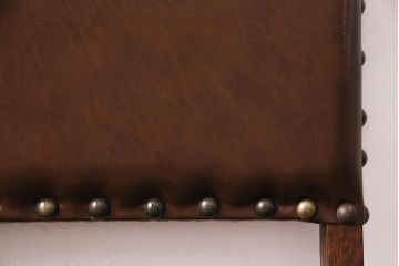 イギリスビンテージ　堂々とした風格を感じるオーク材製のチェア(椅子、ダイニングチェア)(R-048434)