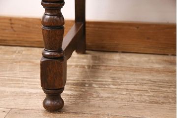 イギリスビンテージ　堂々とした風格を感じるオーク材製のチェア(椅子、ダイニングチェア)(R-048437)