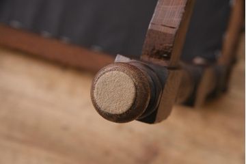 イギリスビンテージ　堂々とした風格を感じるオーク材製のチェア(椅子、ダイニングチェア)(R-048437)