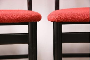 イギリスヴィンテージ　スタイリッシュなチェア4脚セット(ダイニングチェア、椅子、ビンテージ)(R-048438)