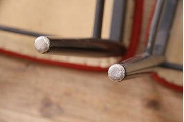 イギリスヴィンテージ　スタイリッシュなチェア4脚セット(ダイニングチェア、椅子、ビンテージ)(R-048438)