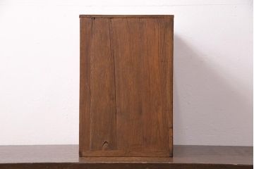 和製アンティーク　素朴な木肌がレトロ感を演出する小引き出し(引き出し、チェスト)(R-048447)