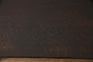 和製アンティーク　濃い木色が渋く格好良い!和モダンスタイルにおすすめなナラ材製の文机(ローテーブル、センターテーブル)(R-048449)