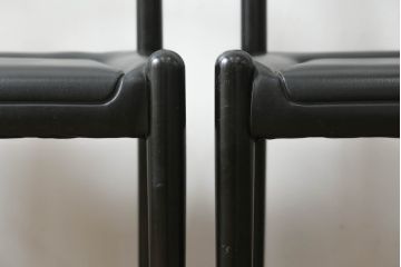 イギリスヴィンテージ　G-PLAN(ジープラン)　モダンでかっこ良い、レアデザインのダイニングチェア4脚セット(椅子、ビンテージ)(R-048455)