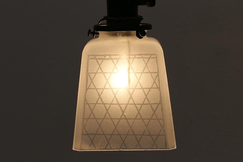 アンティーク照明　和洋折衷の空間におすすめなペンダントライト(吊り下げ照明、天井照明)(R-048456)